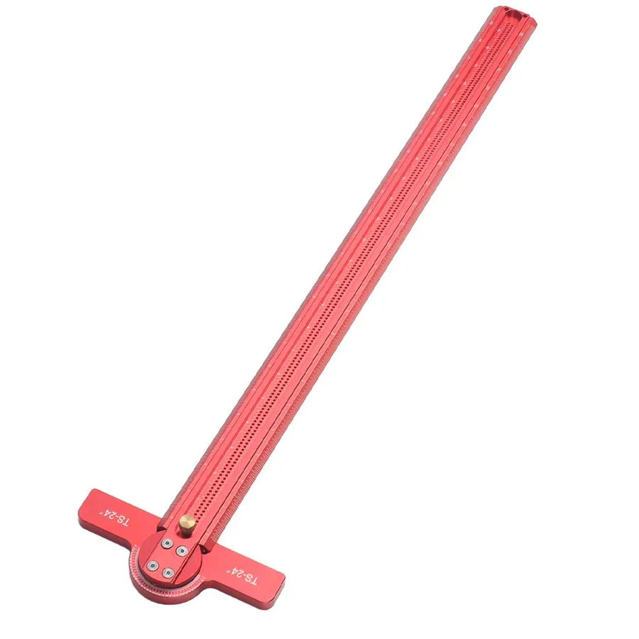 24’’ alloy t square ruler protractor scriber