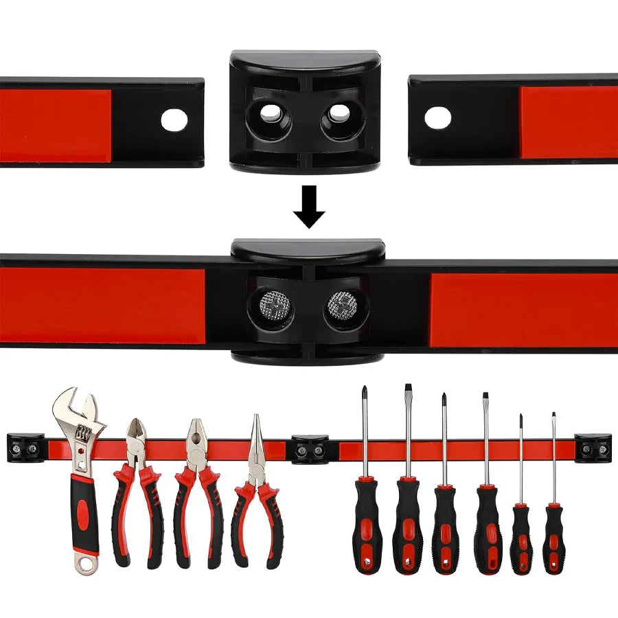 Magnetic tool holder strip 18’’