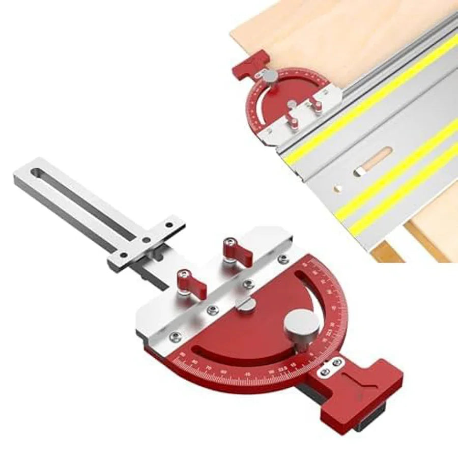 Multi angle track saw guide
