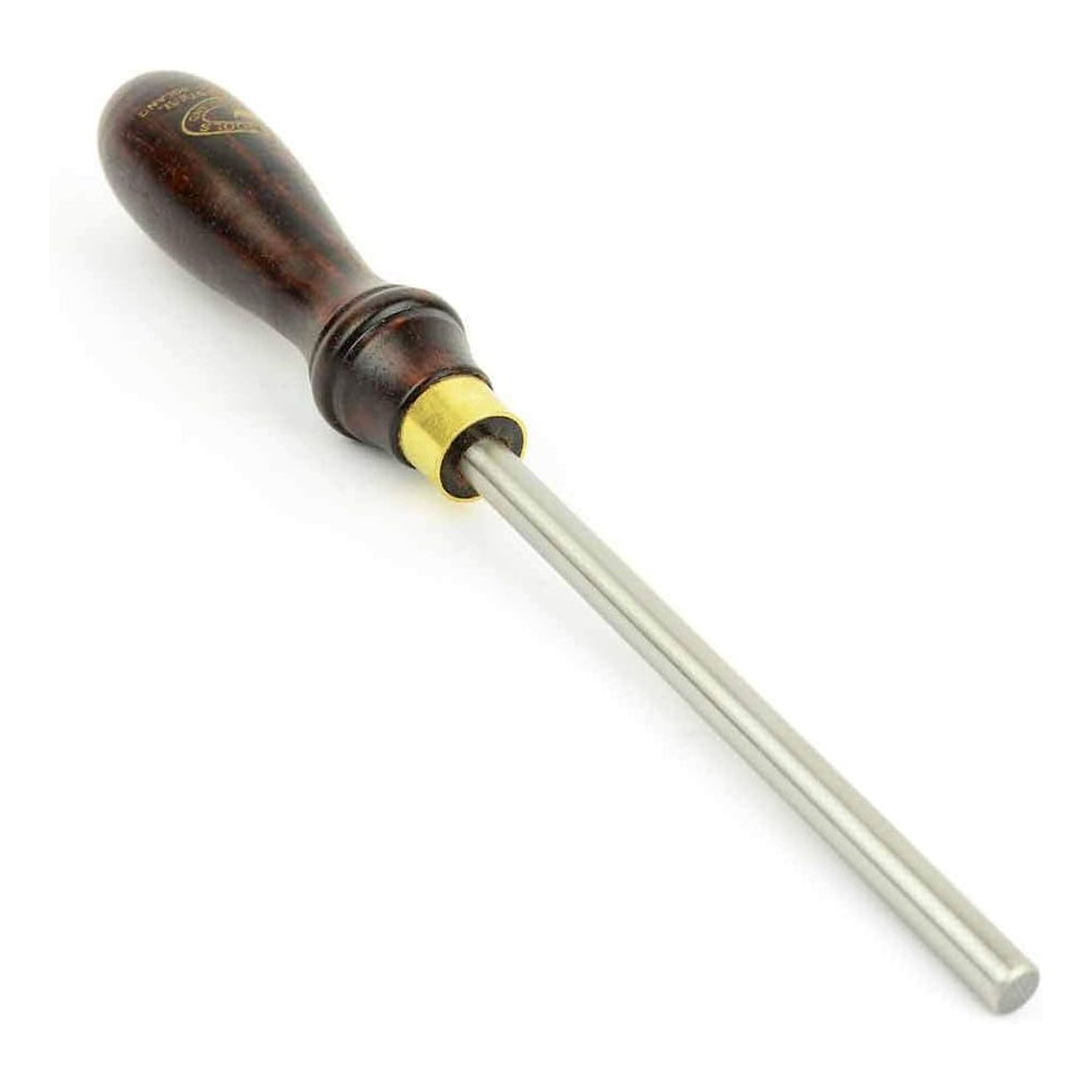 High speed steel (HSS) with dark stained beech handle