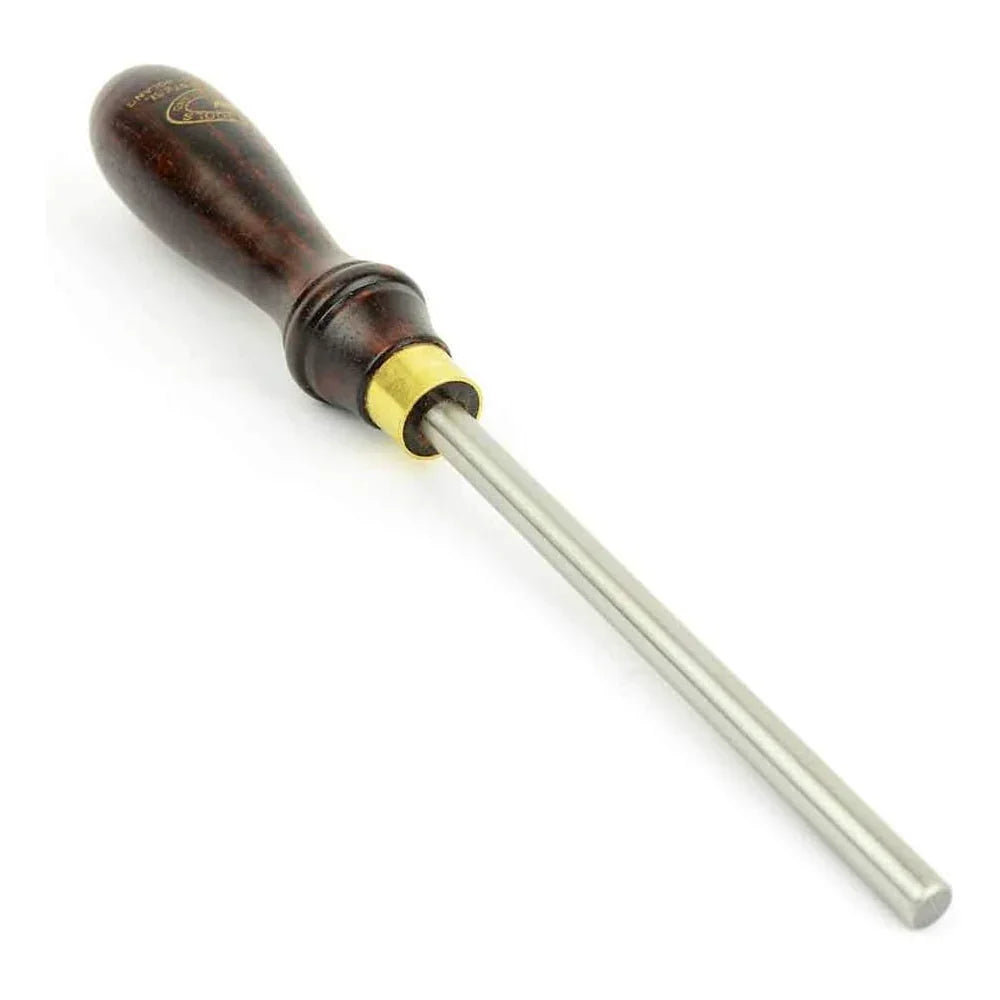 High speed steel (HSS) with dark stained beech handle