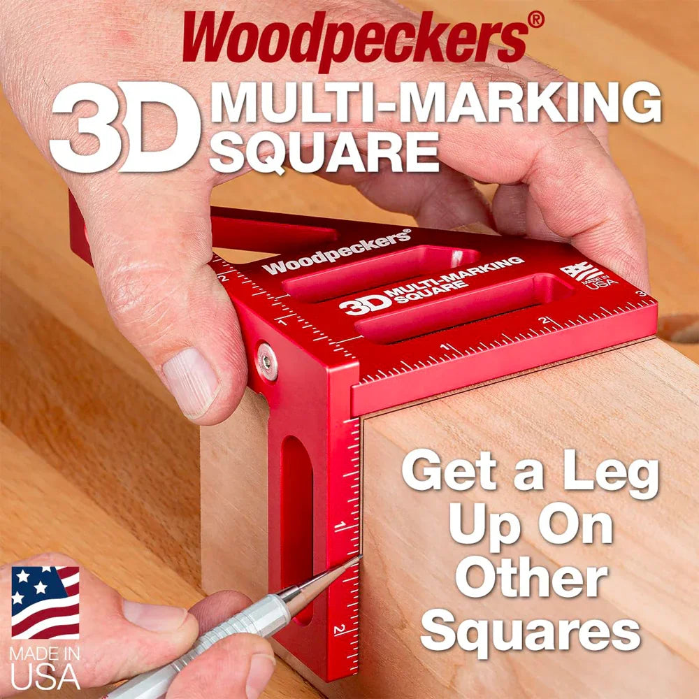 Équerre de précision 3D multi angle - Woodpeckers