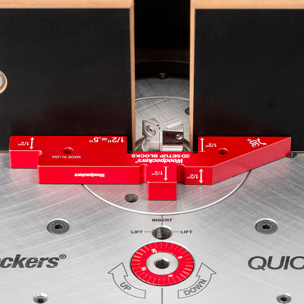 Ensemble de 7 blocs de réglage 3D - Woodpeckers