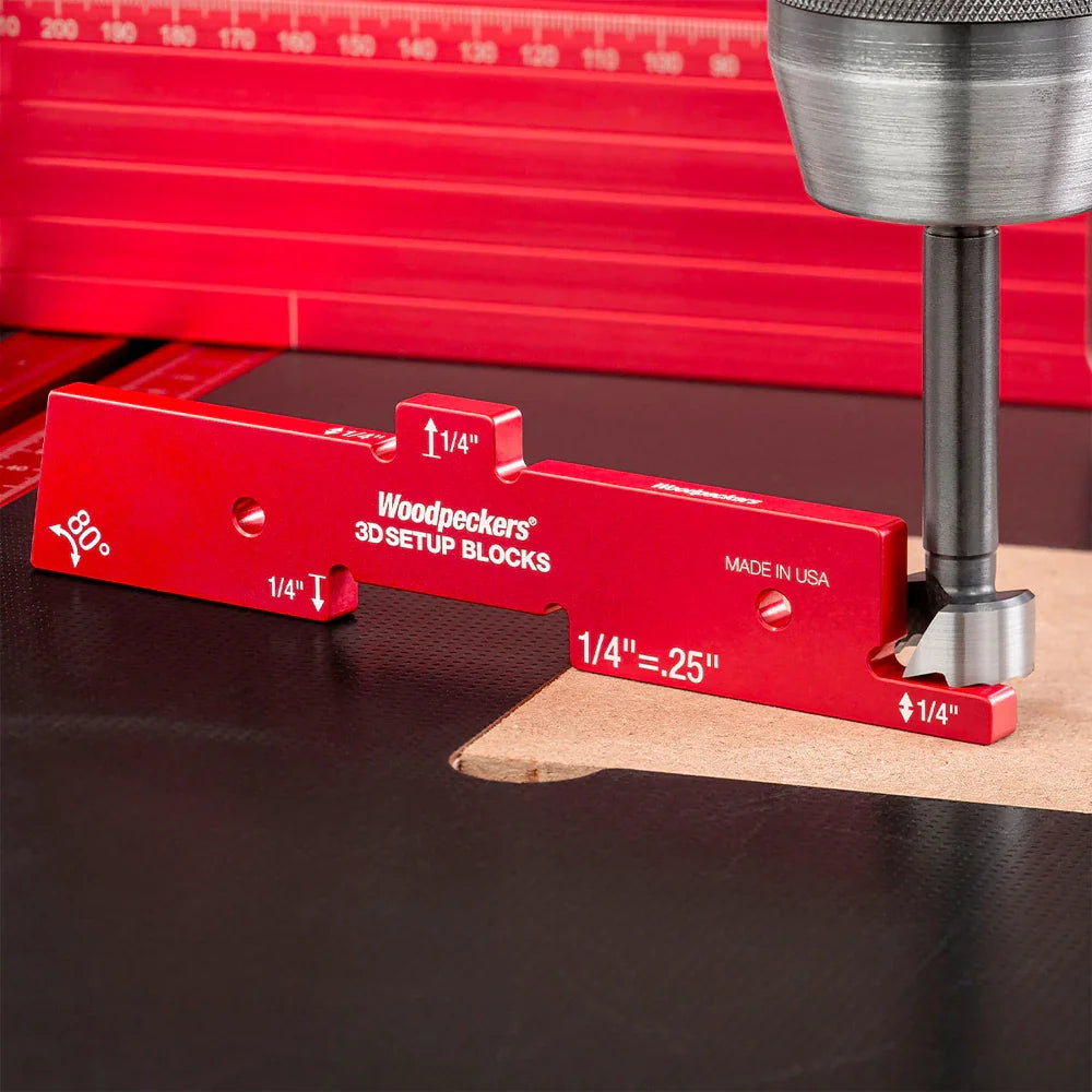 Set of 7 3D set-up blocks - Woodpeckers