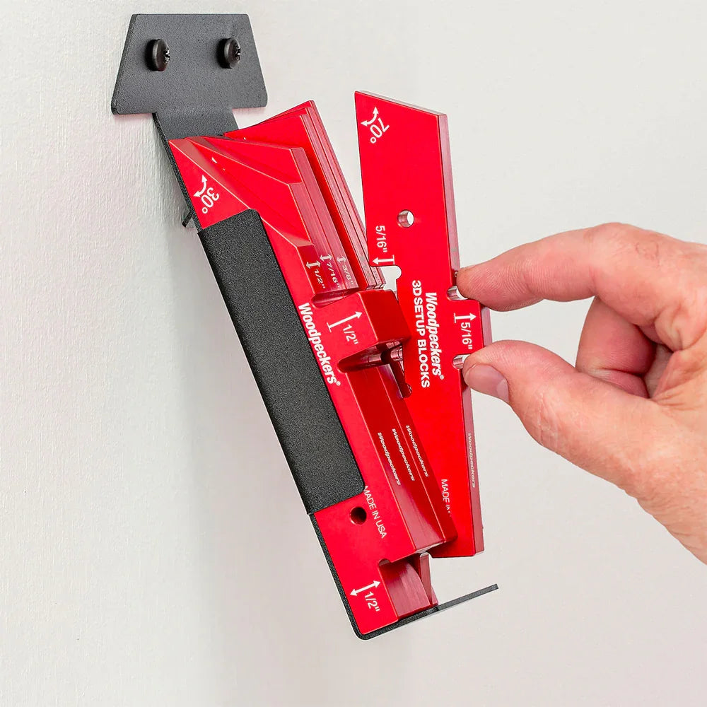 Set of 7 3D set-up blocks - Woodpeckers