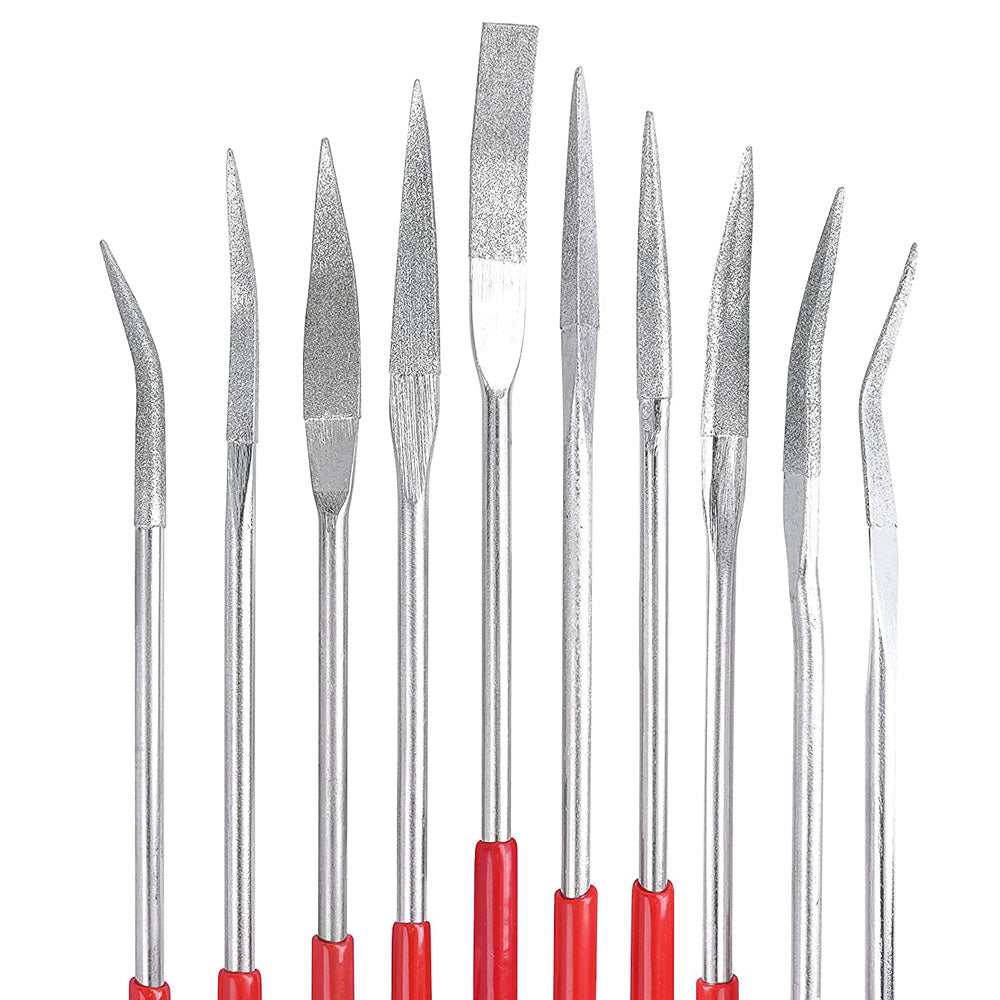 Ensemble 10 limes diamantées