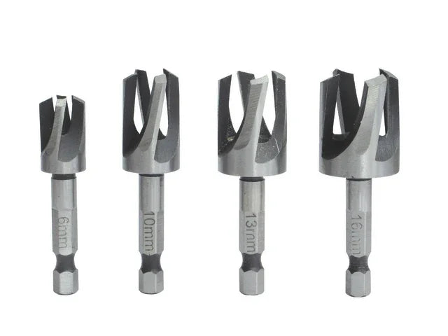 4 pc plug cutter set