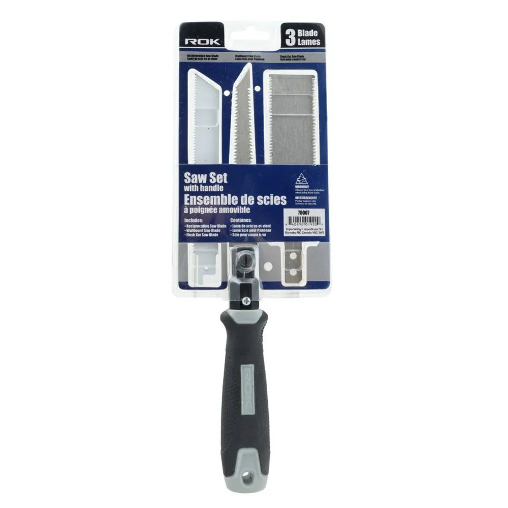Set of 3 hand saws