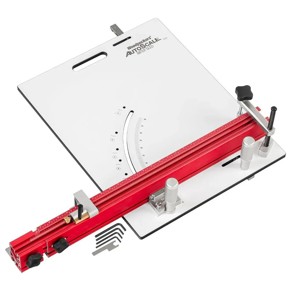 Auto Scale Miter Sled - Woodpeckers