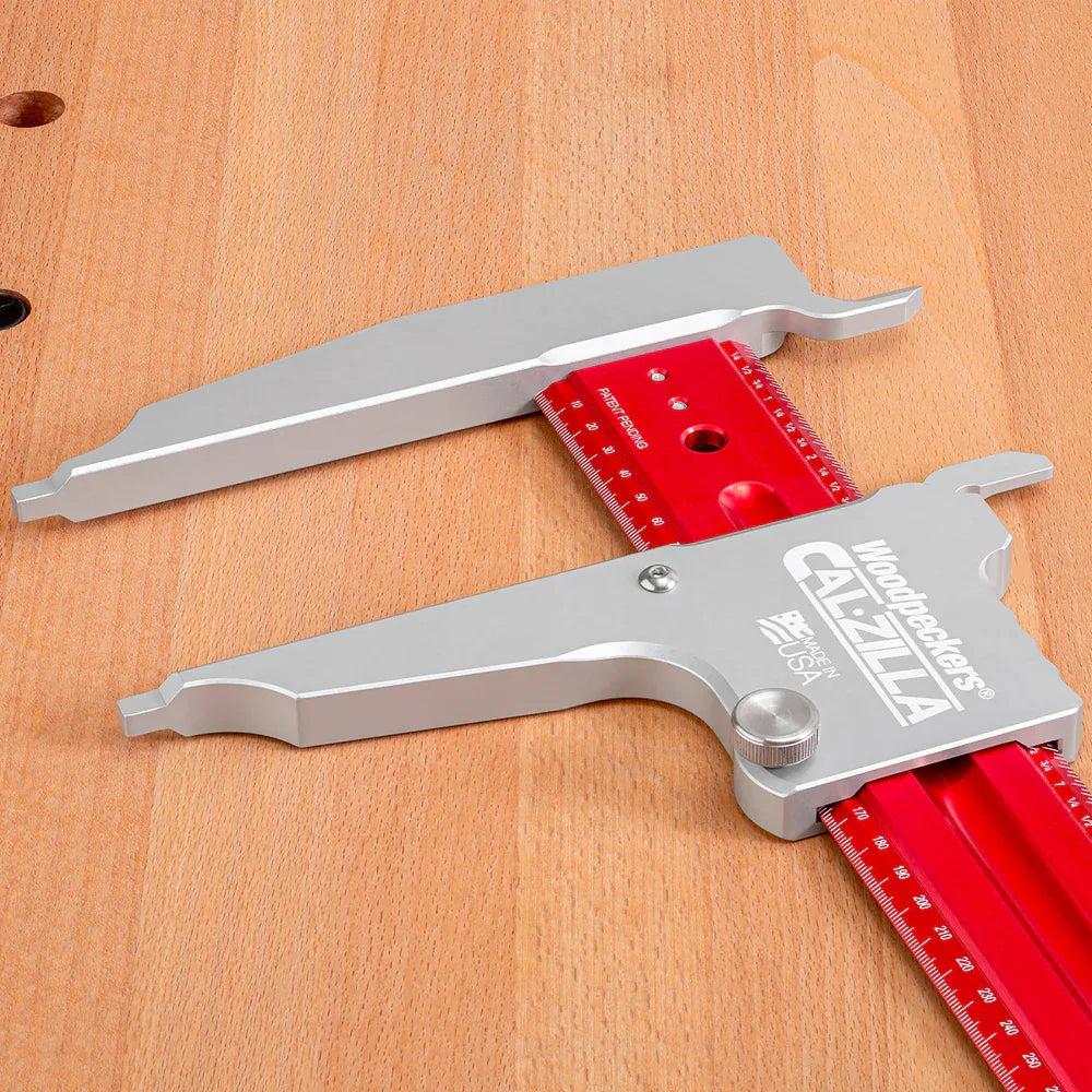 Cal-zilla woodworking rule with caliper attachment 49 1/2" - Woodpecker