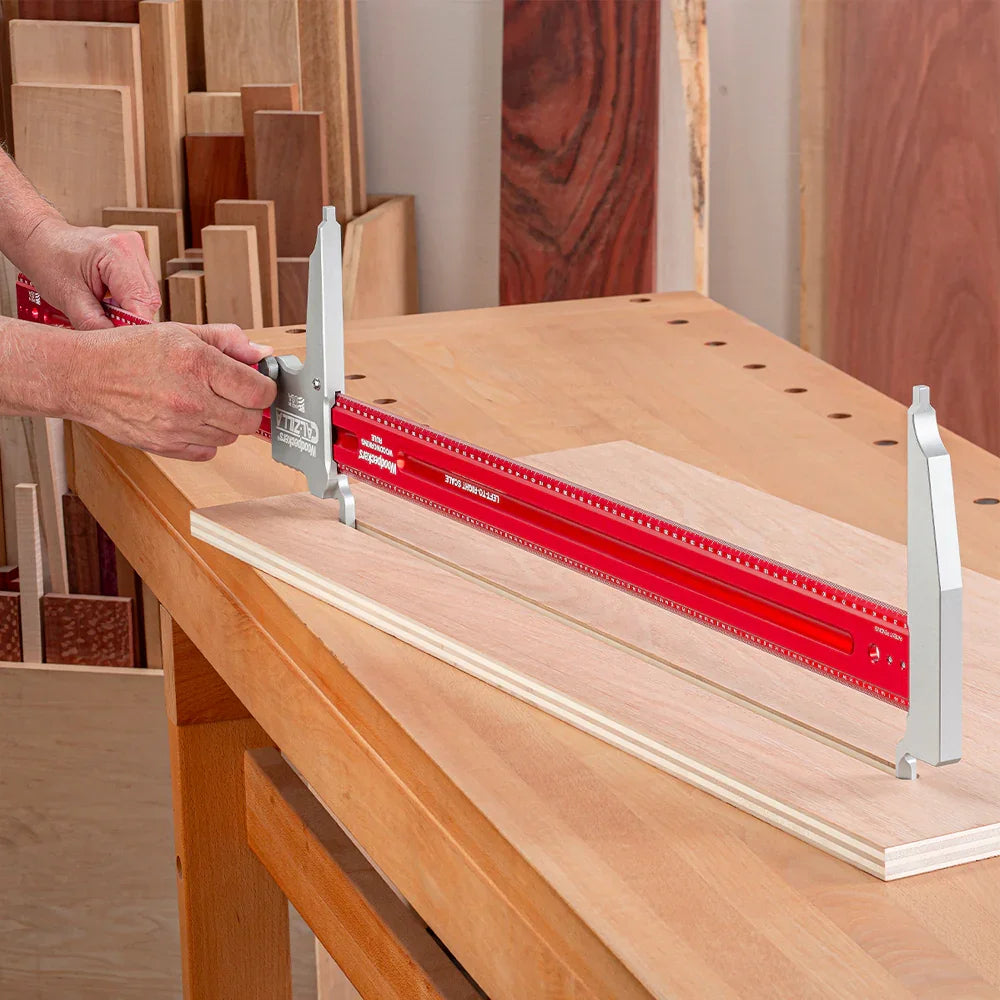 Cal-zilla woodworking rule with caliper attachment 49 1/2" - Woodpecker