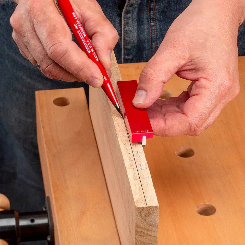 Delve square stainless steel - Woodpeckers