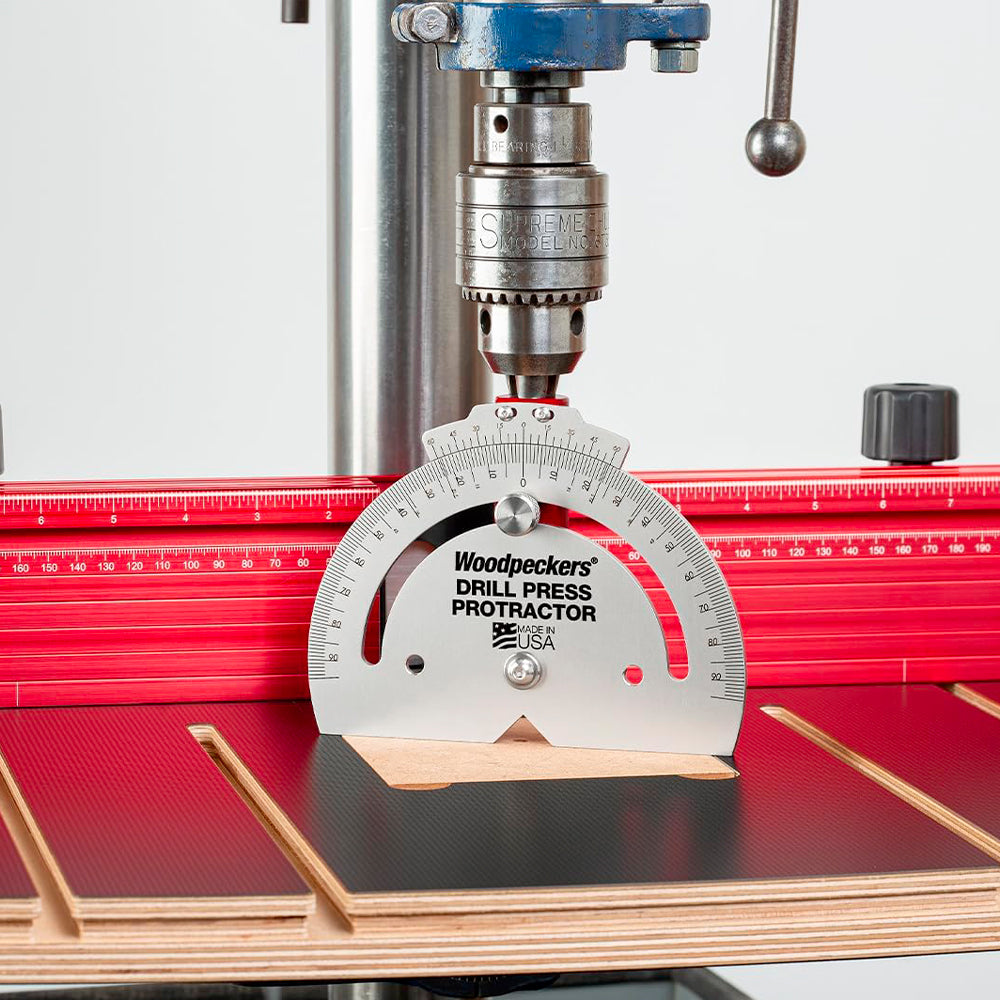 Angle protractor for drill and saw #dpp - Woodpeckers
