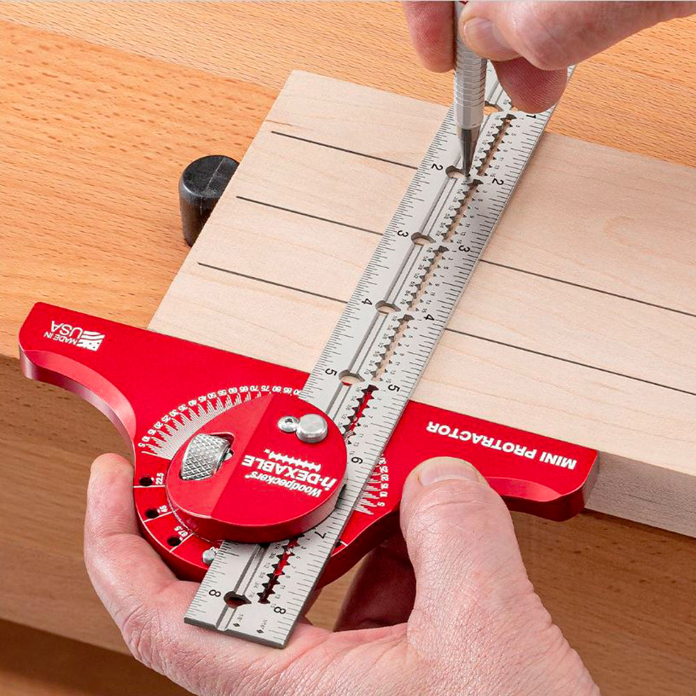 Mini Indexable protractor 8’’ - Woodpeckers