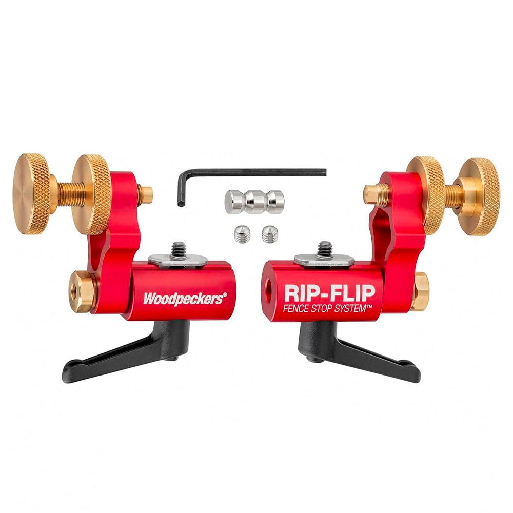 Système de butée rabattable pour banc de scie - Woodpeckers