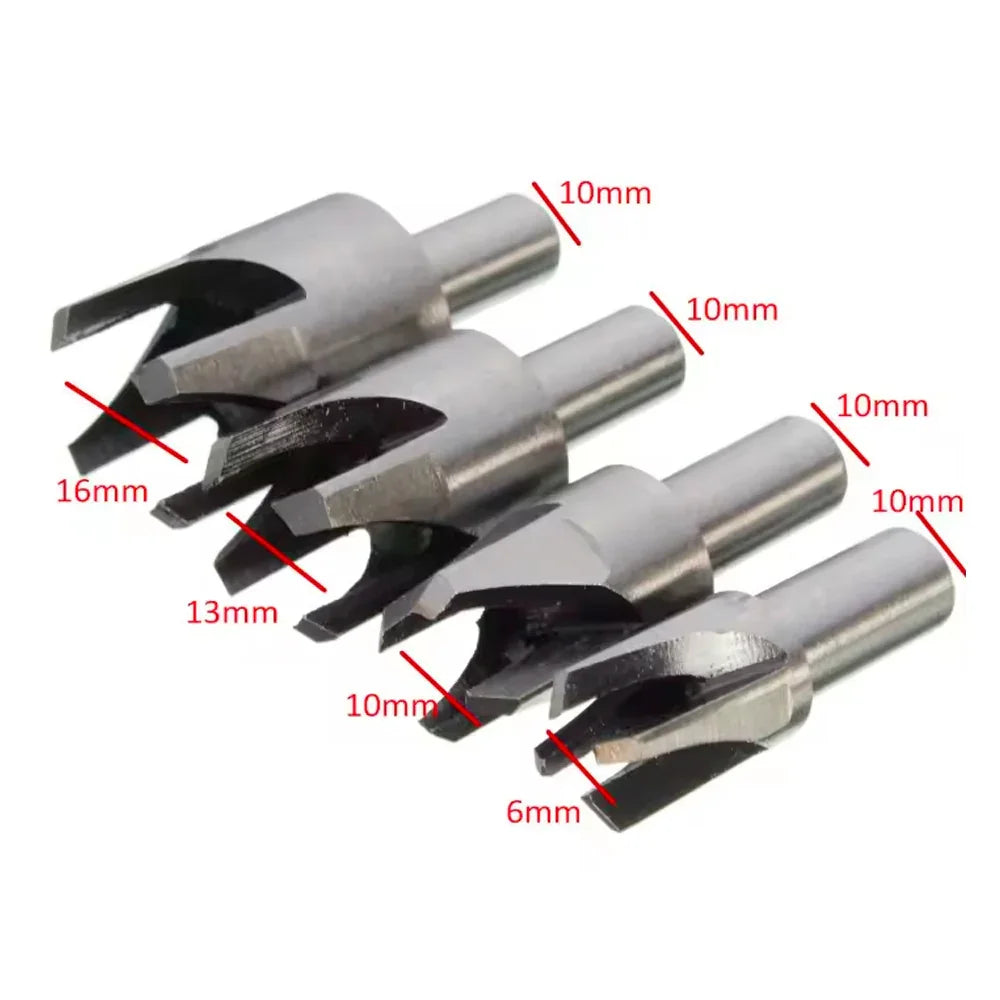 Set of 8 wood plug cutter