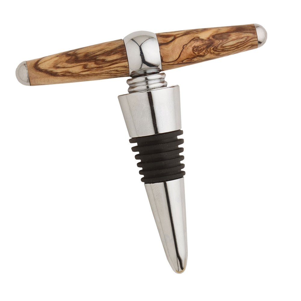 Ensemble pour tire-bouchon avec manche en «T» avec bouchon chrome