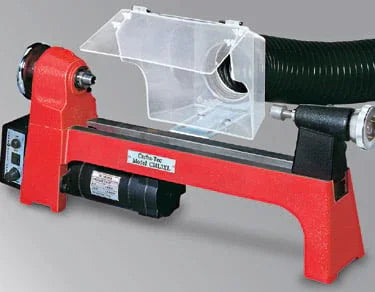 Dust hood for wood lathes