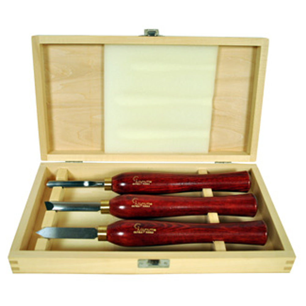 Ensemble de 3 ciseaux de tournage pour crayons Lignum 200