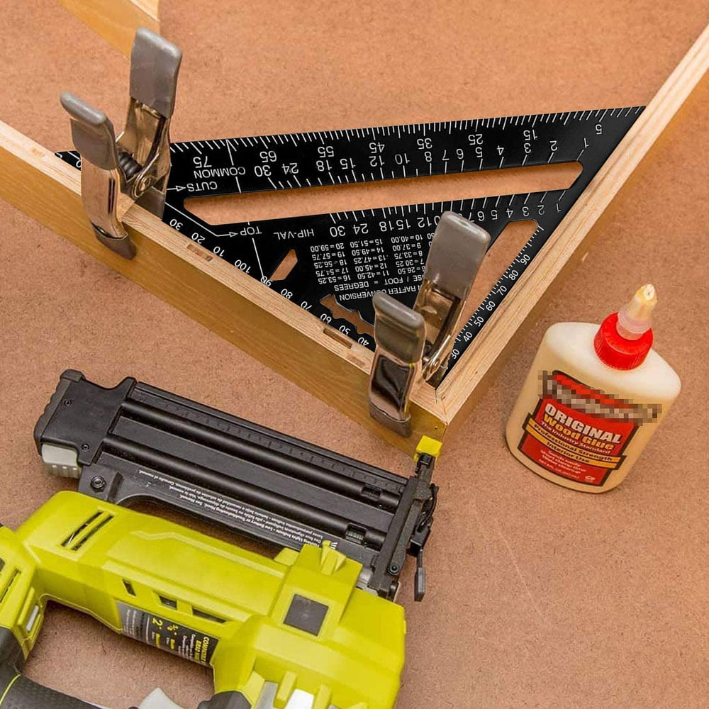 Aluminum alloy angle ruler - Metric