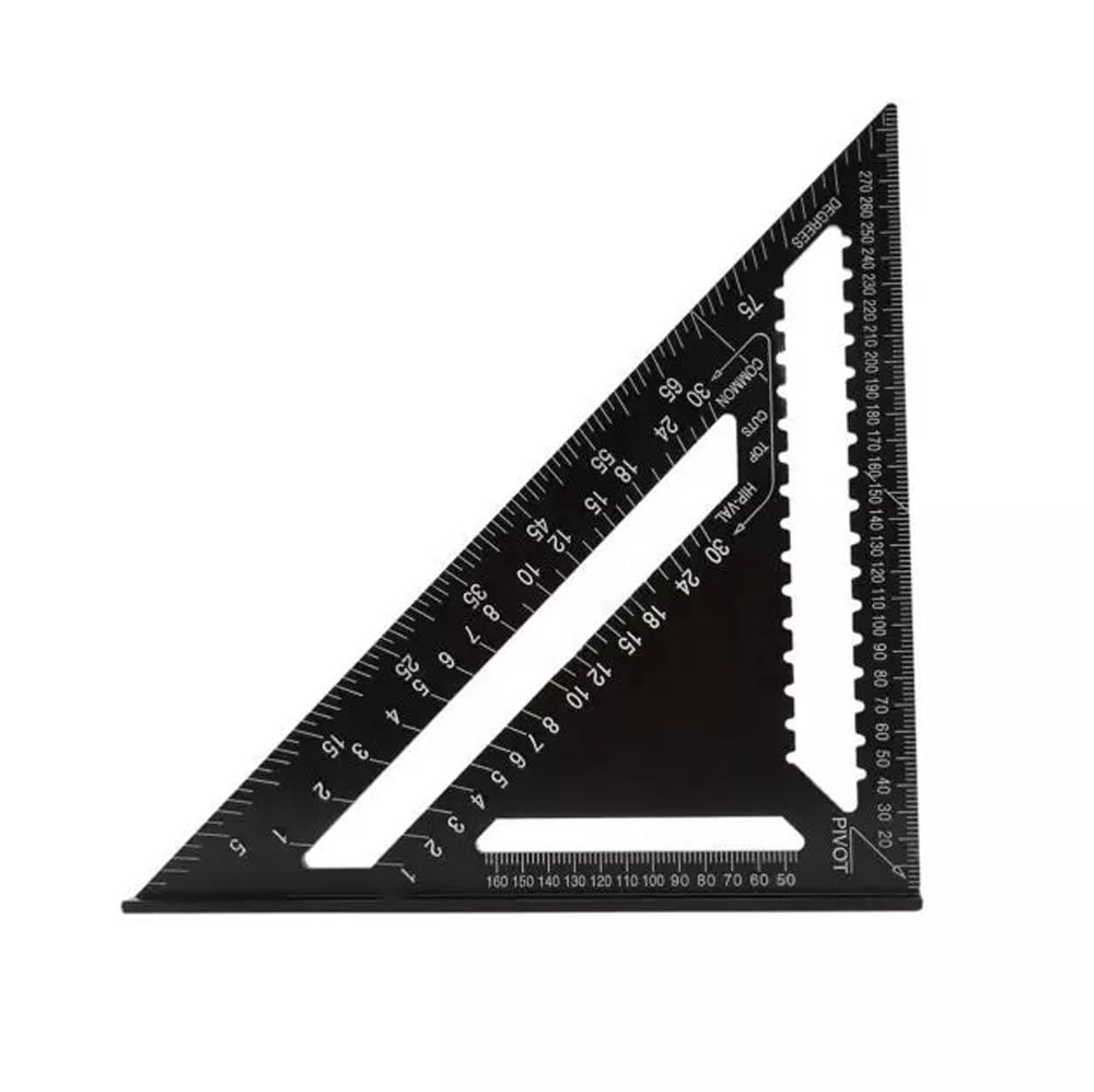 Aluminum alloy angle ruler - Metric