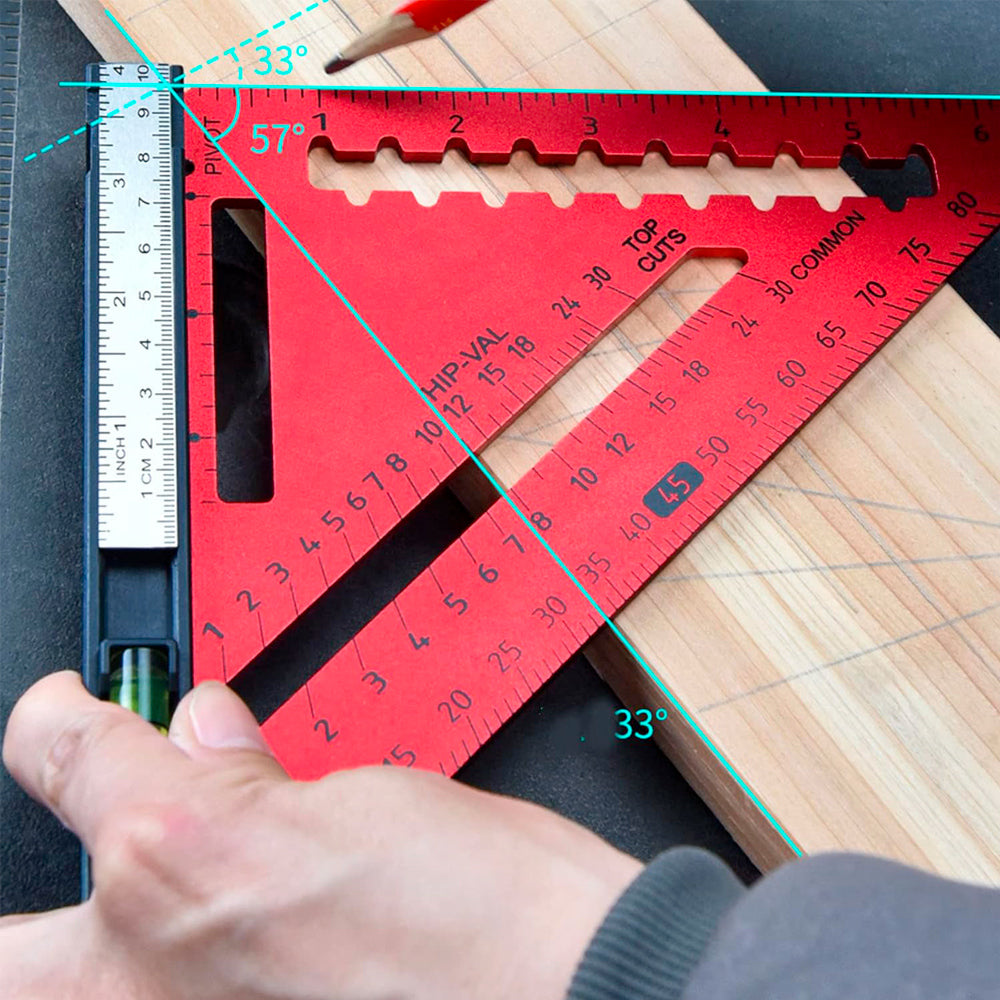 Multifunctional rafter square 7’’ #GC1603