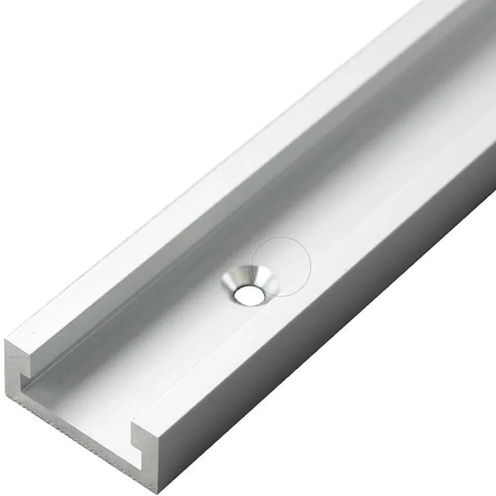 Support Coulissant En T Aluminium Type 75 - Rail à Onglet 300 Mm Pour Travail Du Bois