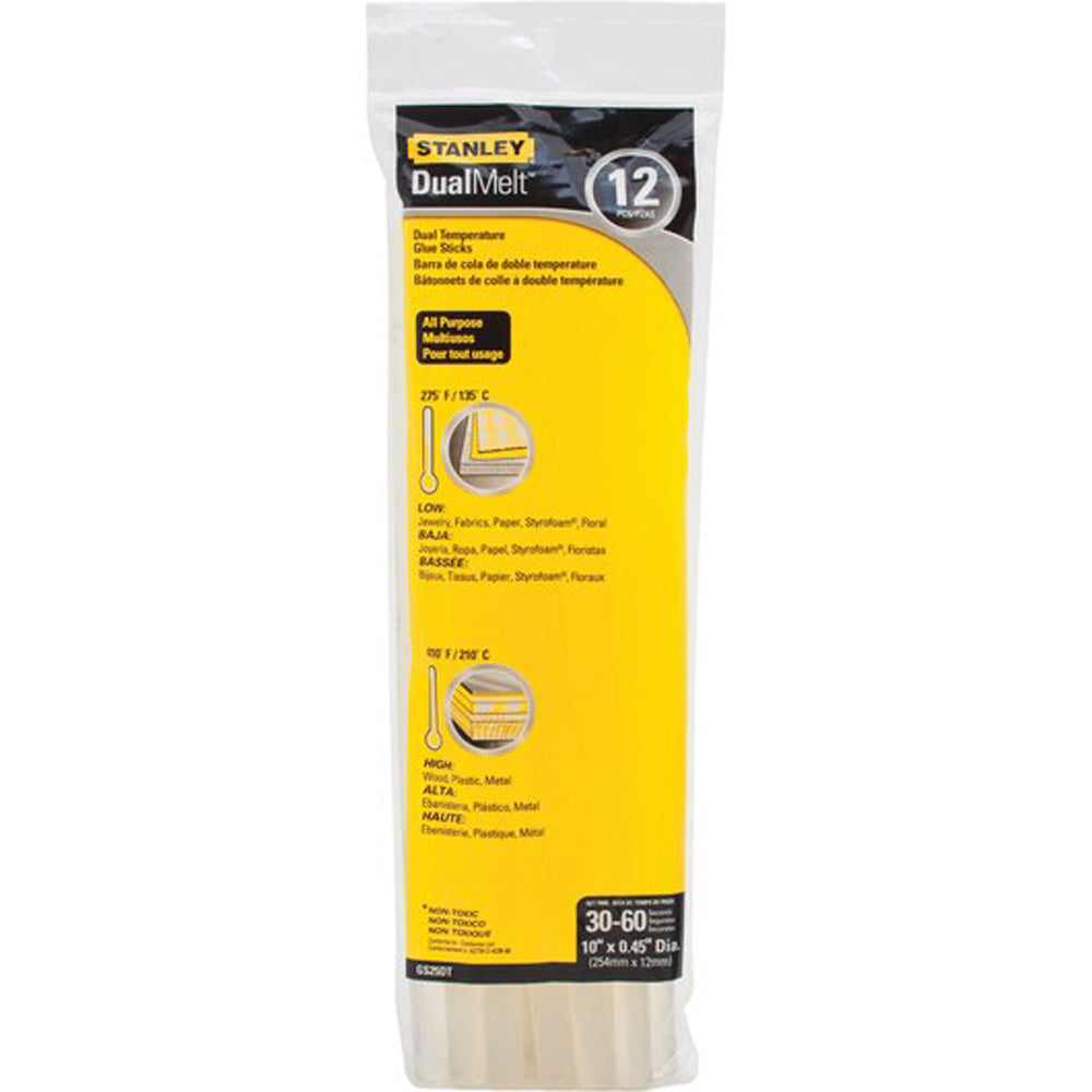 Stanley Glue stick Dual Temp 7/16’’ x 10’’ - 12/pack