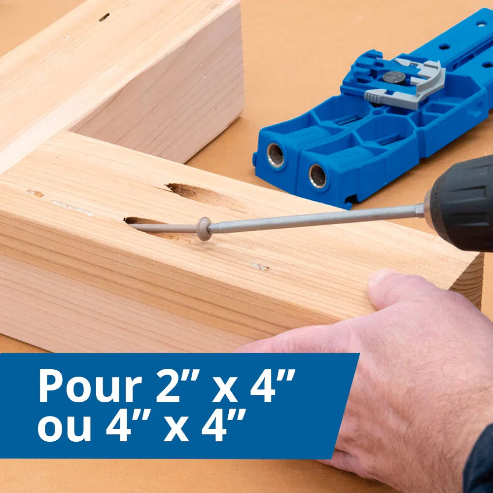 Gabarit de perçage pour vis cachées XL - Kreg