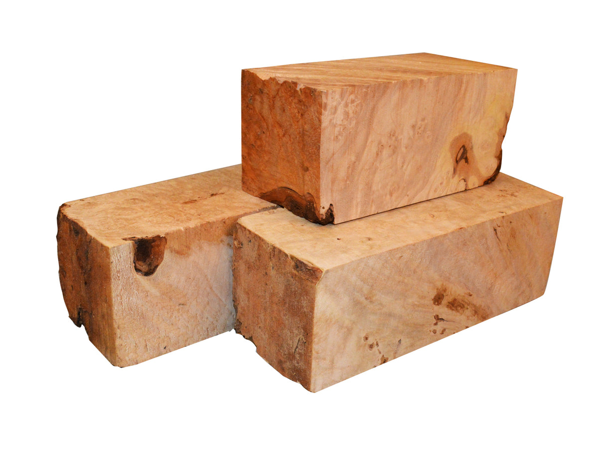 Bloc de loupe d'érable