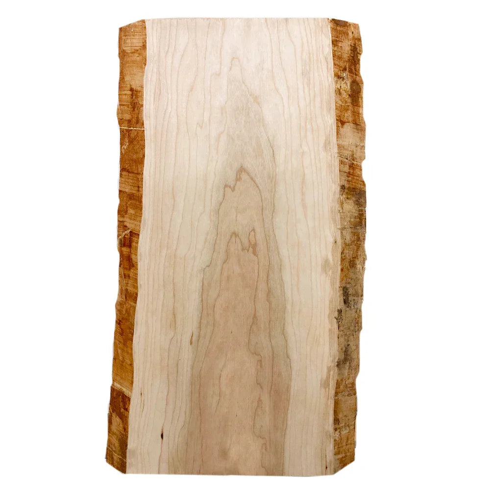Cherry “Live Edge” Charcuterie Board (Unfinished) – 3/4" x 9 1/2" x 14" to 18"