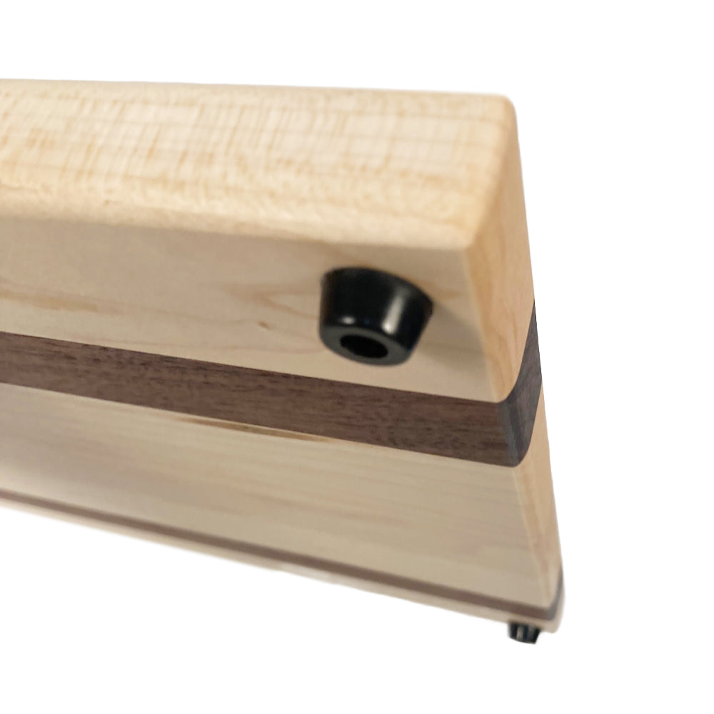 Planche à découper en érable avec insertion de noyer – 3/4" x 12" x 18"