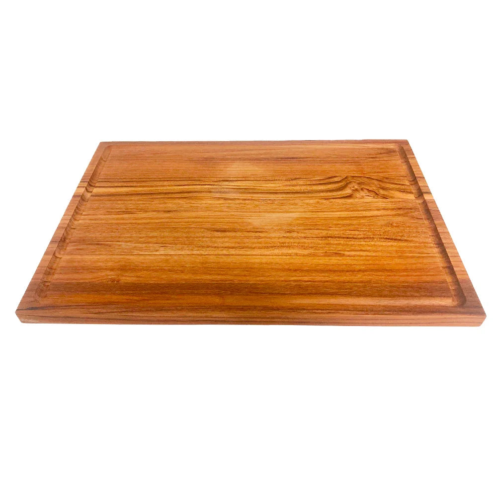 Planche à découper en teck de plantation 3/4" x 14" x 20"