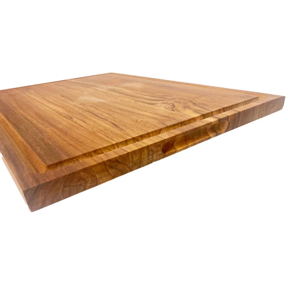 Planche à découper en teck de plantation 3/4" x 14" x 20"
