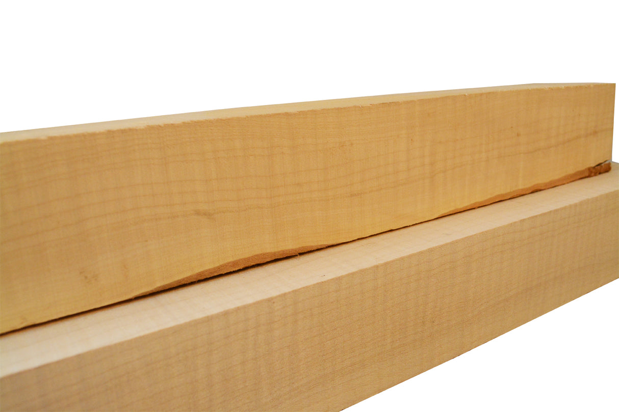Figured Maple Block 2-1/2" x 2-1/2" x 20-24"