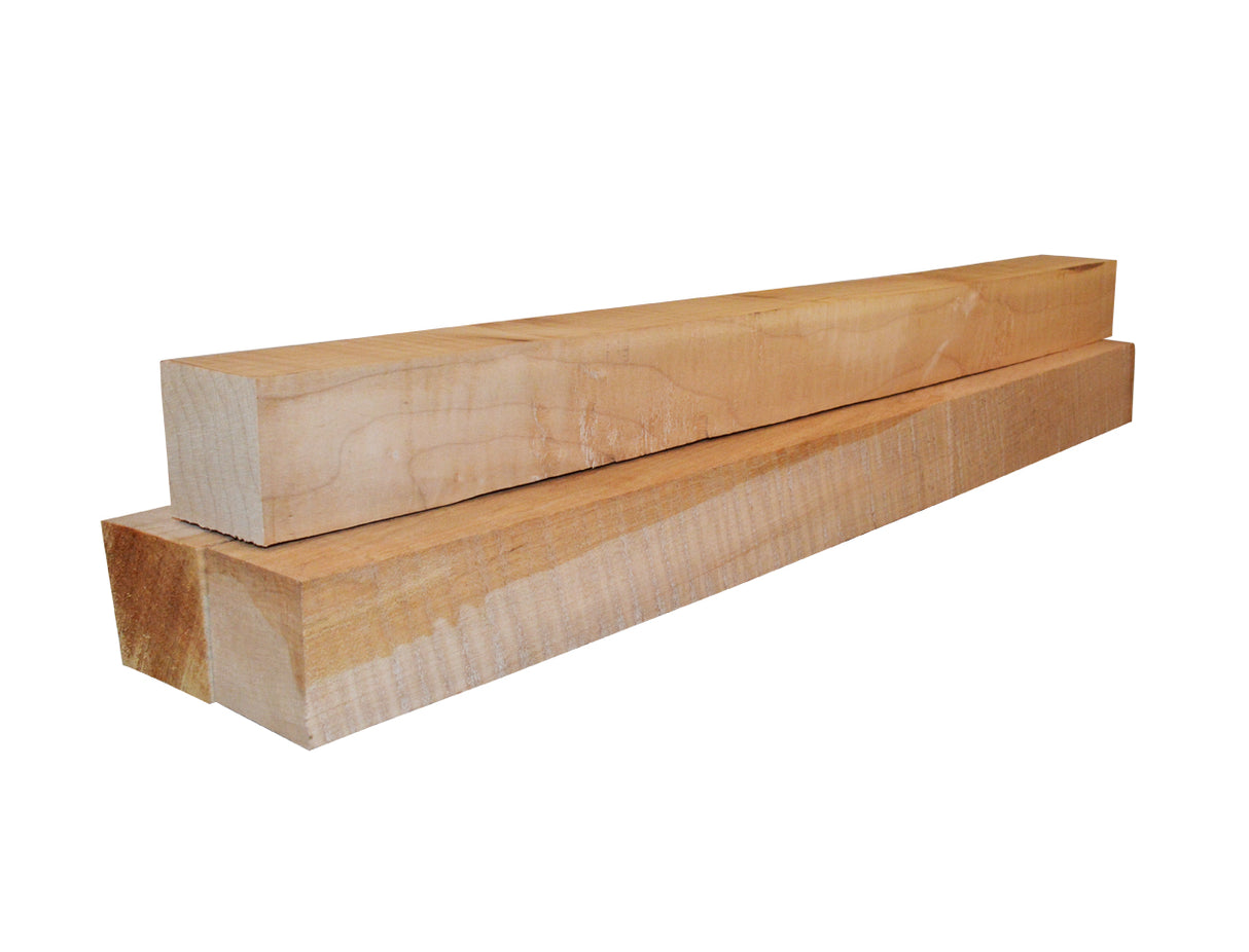 Figured Maple Block 2" x 2" x 20-24"