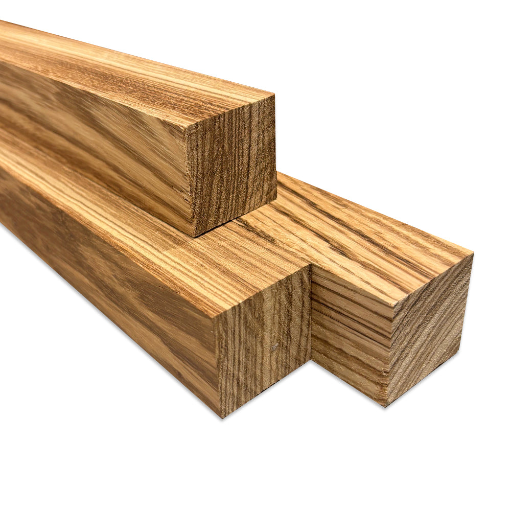 Zebrano block 2" x 2" x 12"