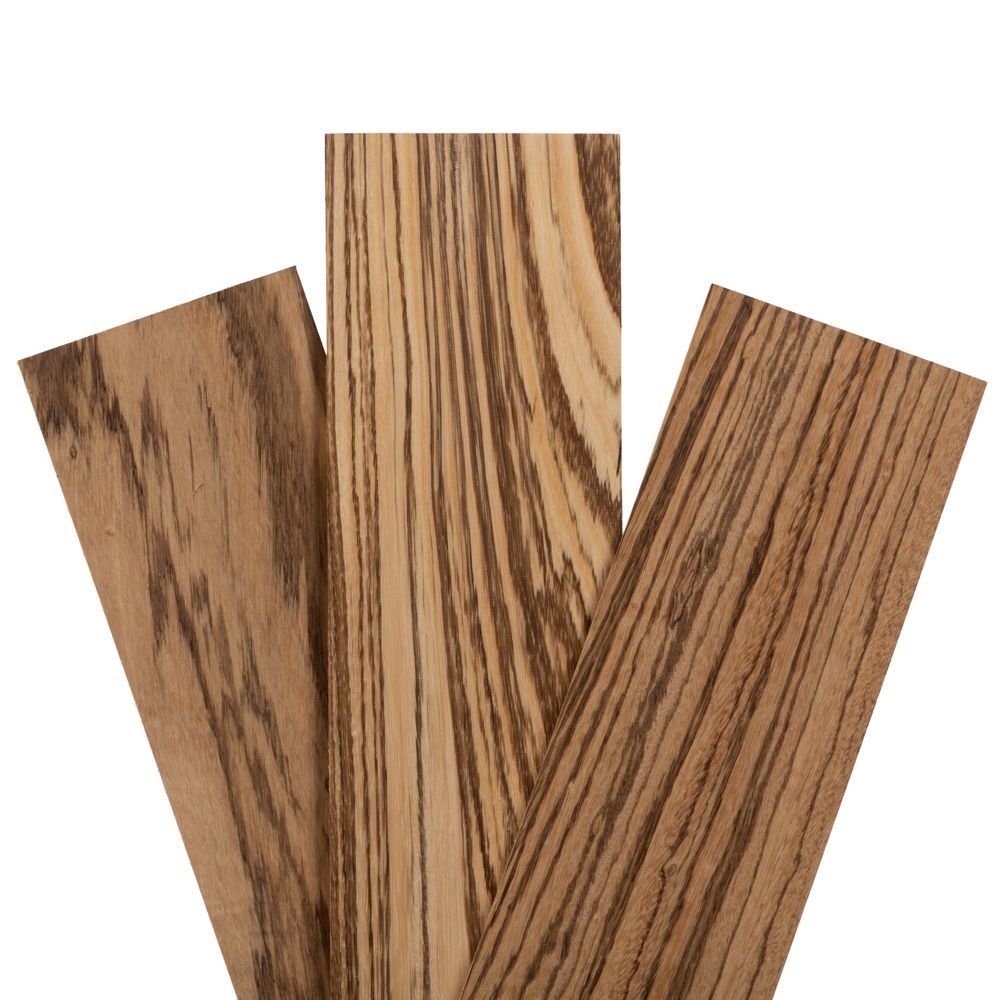 Zebrawood planks - 23 3/4" long