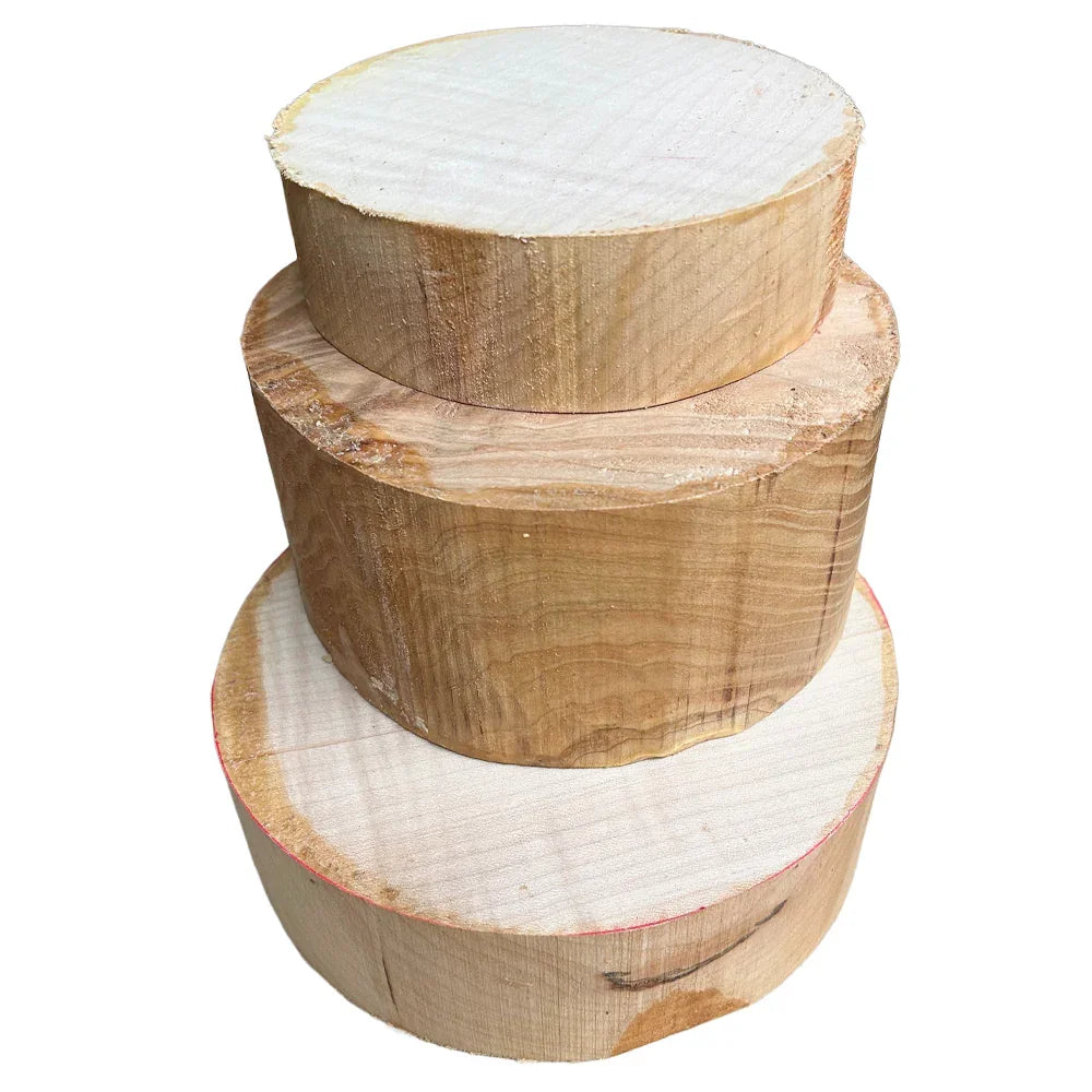 Blocs ronds en érable figuré - Grade AAA