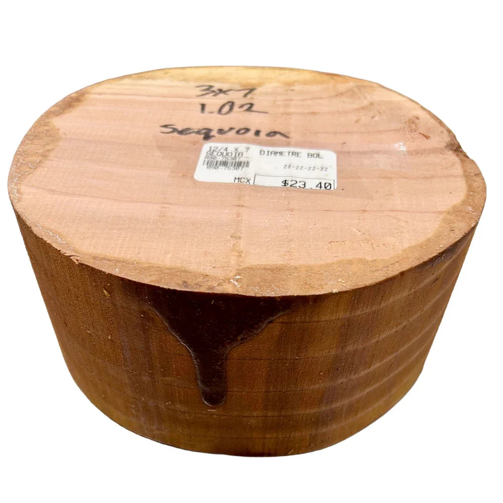 Blocs ronds en Séquoia