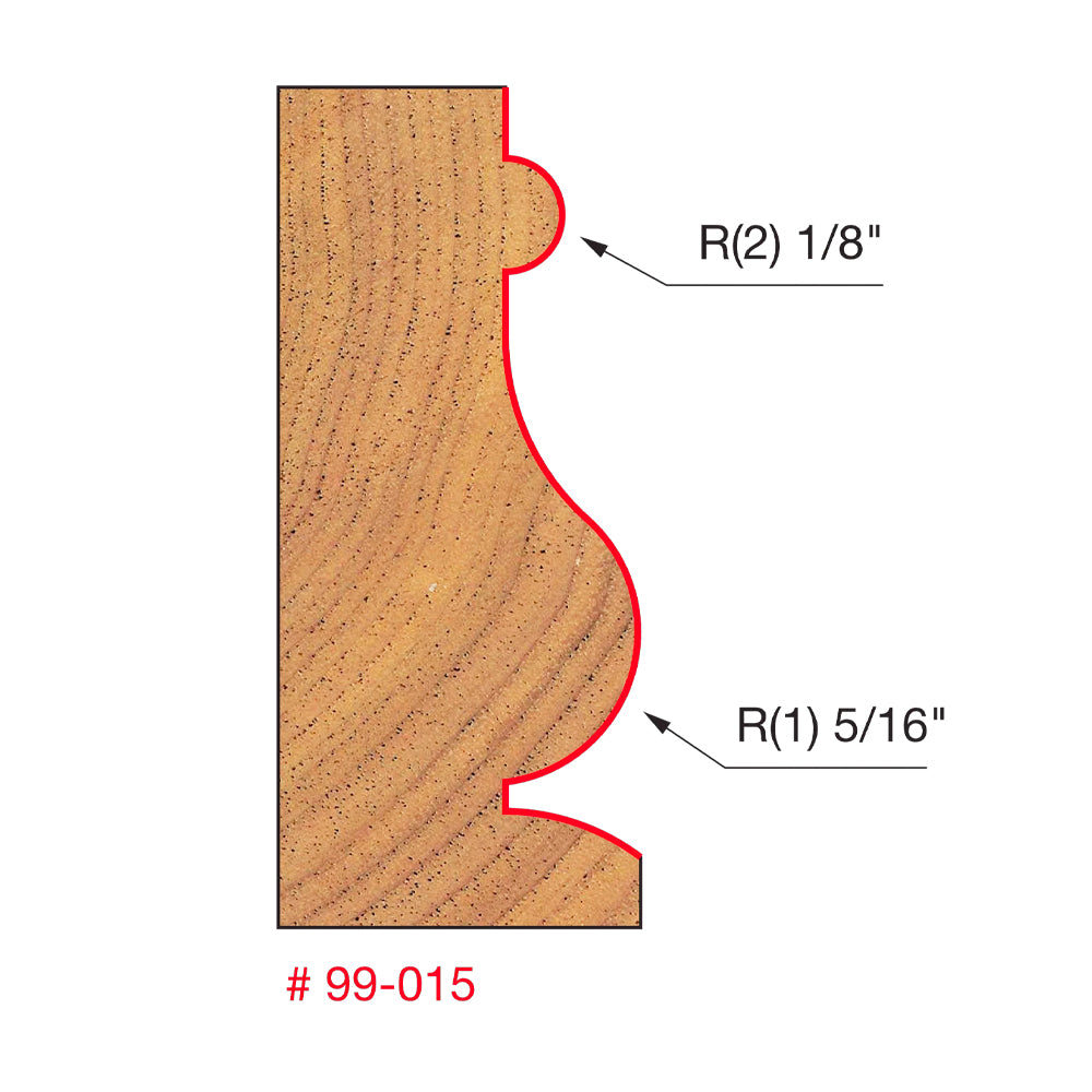 Mèche de toupie pour moulure de façade - Freud