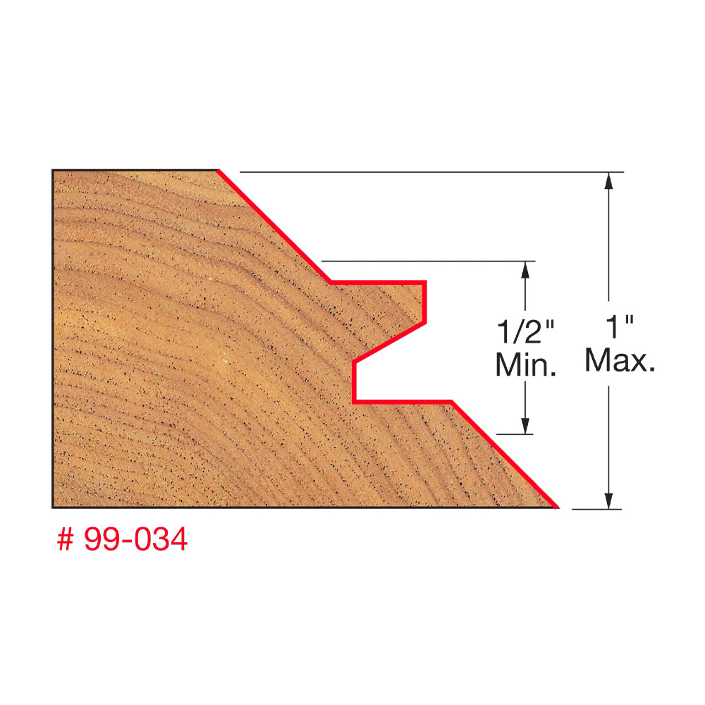 Mèches de toupie pour assemblage à onglet - Freud