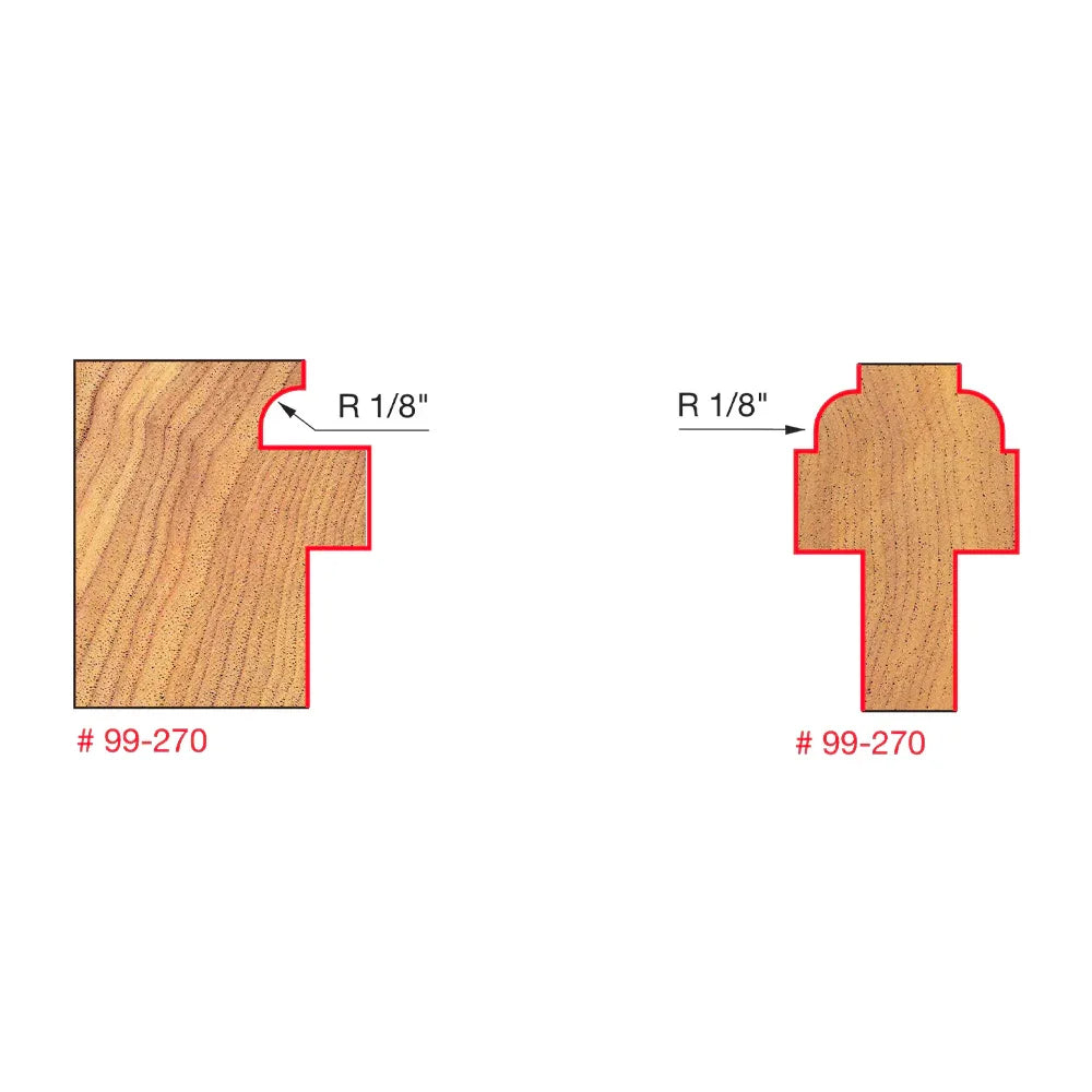 Divided Lite Cabinet door bit set 1/2'' - Freud