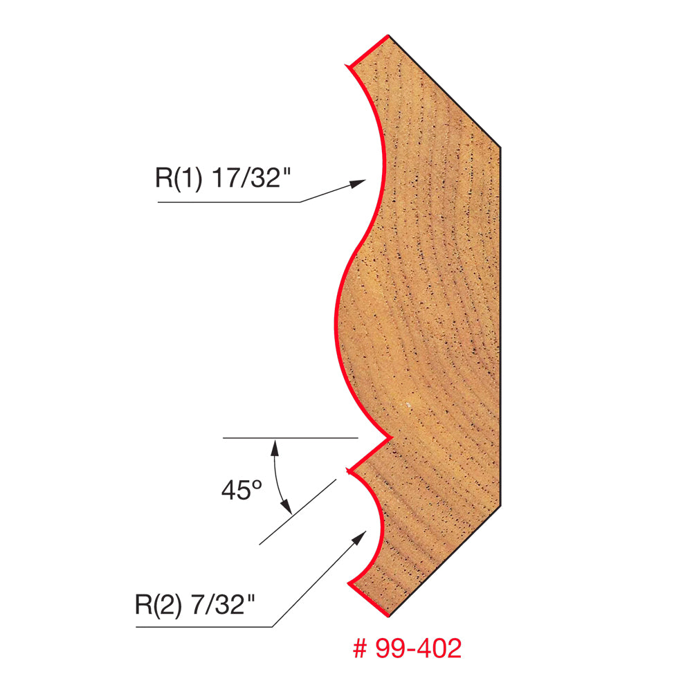 Mèche de toupie pour corniche - Freud