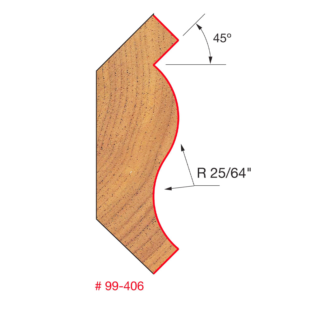 Cornice router bit - Freud