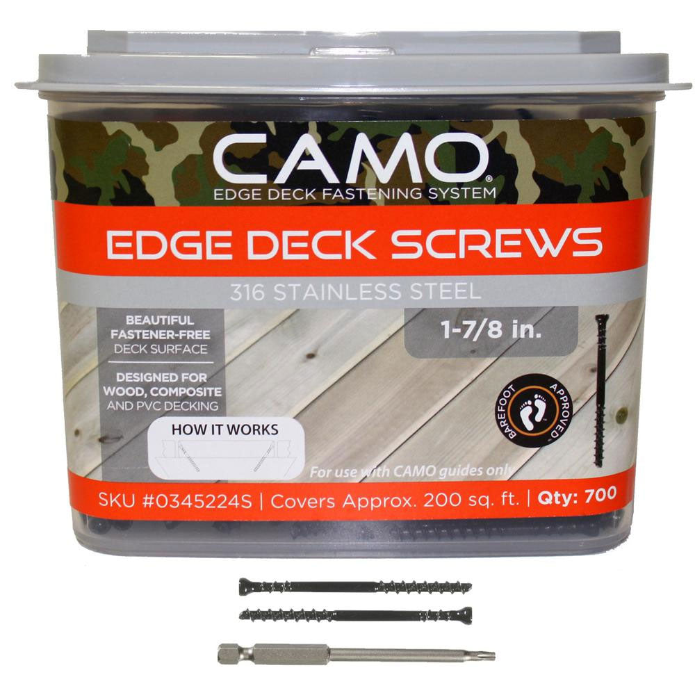 Edge Deck Screws – Stainless Steel - Camo