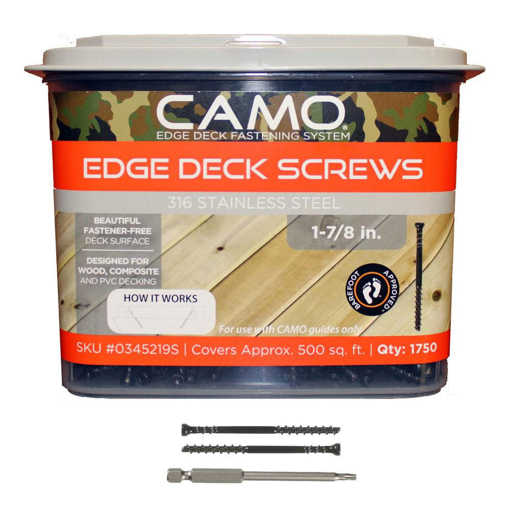 Edge Deck Screws – Stainless Steel - Camo