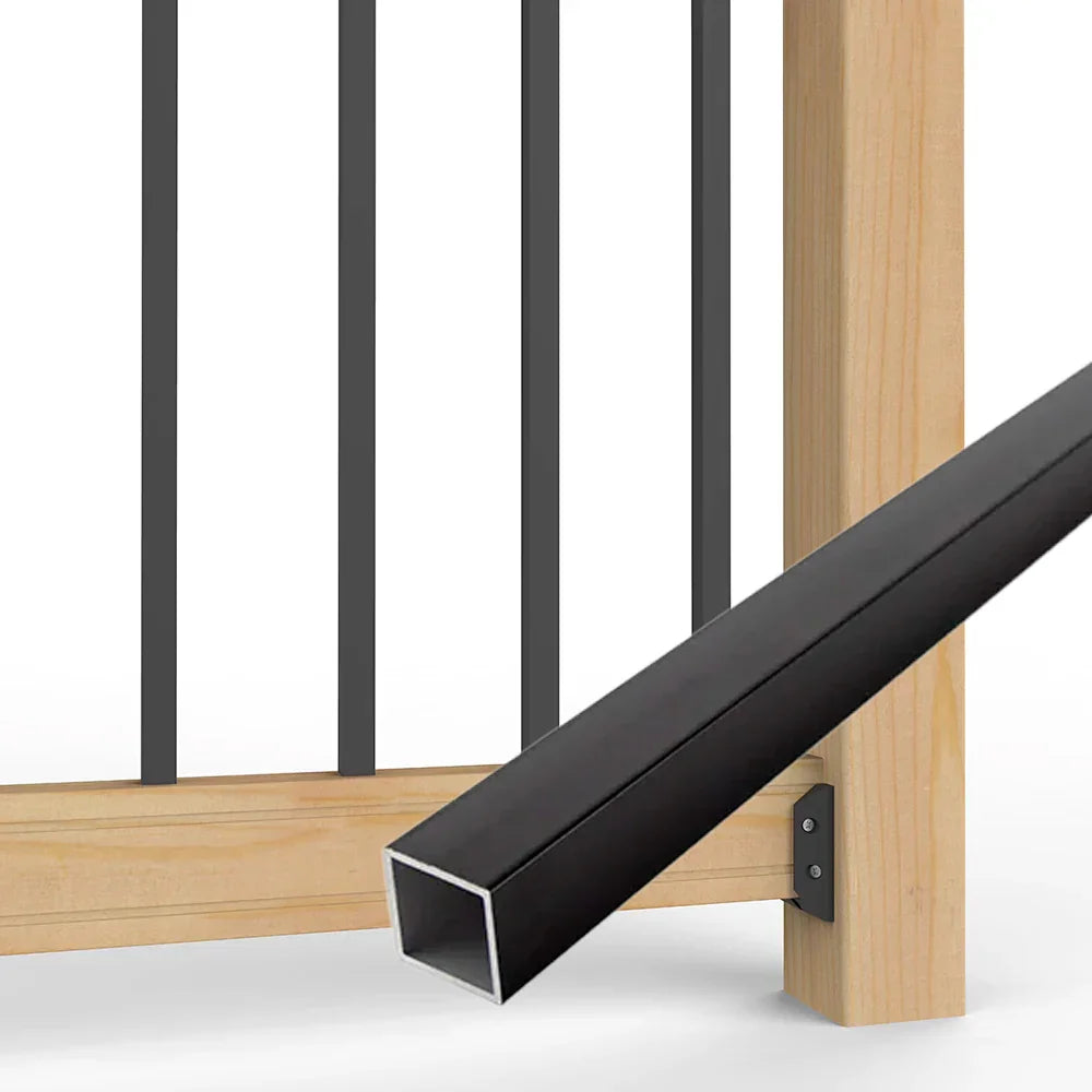 Estate Square Baluster 26" or 32" Black aluminium 10/pkg - Deckorators