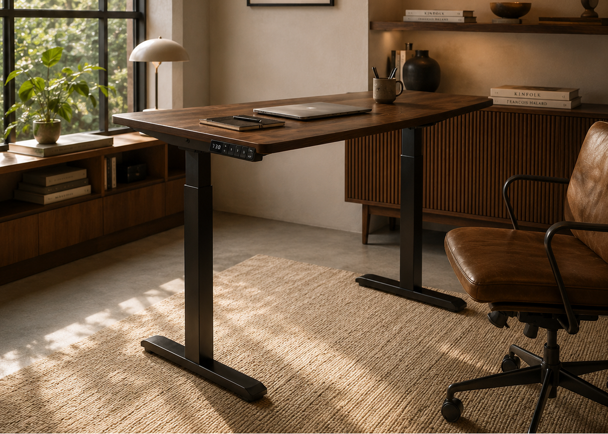 Bureau assis-debout noir - Motion II