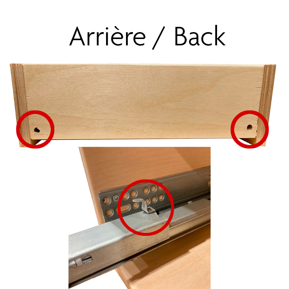 Coulisse dissimulée à pleine extension - Impekk